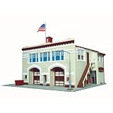 Life-Like Trains N Scale Building Kit -Volunteer Fire Company