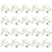 WGCD 20 PCS Nylon Control Horns 21x11 mm (4 Hole) for RC Airplane Parts Remote Control Foam Electric Plane