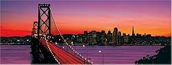Ravensburger Oakland Bay Bridge at Dusk - 1000 Piece Panorama Puzzle