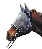 Kerbl 321867 Augen- und Ohrenschutz schwarz, Pony