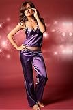 Besired, 50701, Pyjama aus seidenweichem Satin, XL, violett