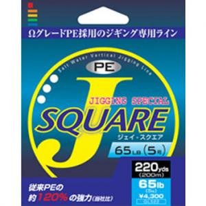 ジギングSP J-スクエアー 5色分け PEライン 330y 42lb GL533542
