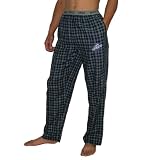 Mens NBA Utah Jazz Plaid Cotton Thermal Sleepwear / Pajama Pants - Dark Blue (Size: S)
