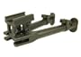 AR15 M4 ULTRA LIGHT WEIGHT HANDGUARD FOLDING MINI ALUMINUM BIPOD