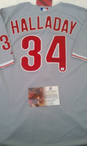 Roy Halladay Signed Philadelphia Phillies Authentic Jersey