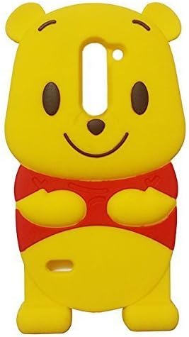 LG G3 Stylus D690 Winnie the Pooh Case,MODEFAN 3D Cartoon Animal Series Winnie the Pooh Bear Silicon Gel Rubber Protective Case Cover for LG G3 Stylus D690 D693