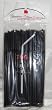 Straws - Flex/Flexible Drinking Straws - Luau - Wedding - Party - Black - 100 Flexible Straws