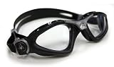 Aqua Sphere Kayenne Goggle With Clear Lens, Black/Silver