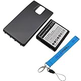 GTMax Extended Battery (3500mAh) with Black Cover for AT&T Samsung i997 Inf ....