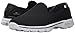 Skechers Performance Womens Go Walk 3 Dominate Walking Shoe, Black/White, 9 M US