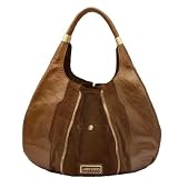 Jimmy Choo Bronze Leather Medium Mandah Handbag MANDAH-MBZ