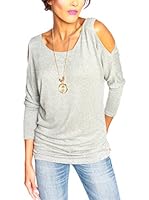 SO Cachemire & Knitwear Camiseta Manga Larga Joa (Gris)
