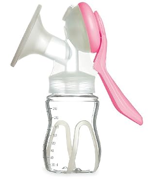 Cancer Research Mothercare manual breast pump - Pink