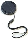 Deluxe 43mm Lens Cap Center Pinch String Leash Holder Strap