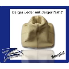 Schaltmanschette Schaltsack f�r VW GOLF 3 91-97 Leder Leder: beige