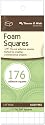 3D Foam Squares 176/Pkg-White .25"