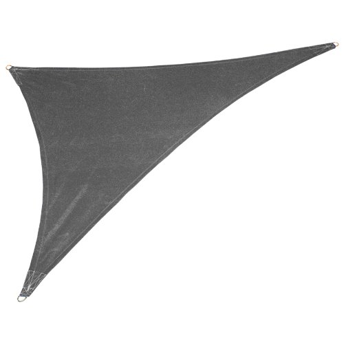 Coolaroo Custom Triangle Shade Sail, Steel Grey, 18 by 18 by 18-Feet