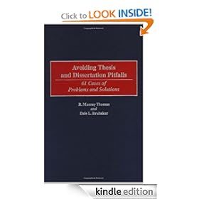 Avoiding Thesis and Dissertation Pitfalls: 61 Cases of Problems and Solutions