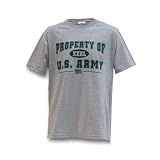 Grey Property of US ARMY Military T-Shirt