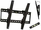 Cheetah Mounts APTMM2B Flat Screen TV Wall Mount Bracket, uses Universal Tilt Mount 32-55