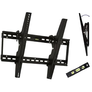GSI G-APTMM2B High Grade Sturdy-Steel Tilt Wall Mount for Plasma/LCD/LED/TV/DVD/Combo/Blu-Ray Flat-Panel Monitors/Screens/Displays, Mounting Brackets Fits 32-Inch to 55-Inch Screens