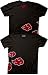 Naruto Shippuden Clouds Cartoon TV Show Series Adult Black Tee T-shirt, Medium