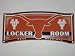 TEXAS LONGHORNS 19 x 8 Plastic Clubhouse LOCKER ROOM SIGN with Team Colors & Logo