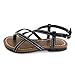 Girls Double Lines Ankle-Strap Gladiator Sandals (Toddler/Little Kid)