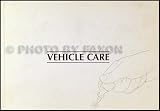 1994.5 Jaguar XJS Maintenance Schedule Original