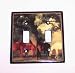 God Forbid a Heaven Without Horses Ceramic Double Switch Plate Cover