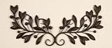 Wild Berry & Leafs Metal Wall Plaque Decor Sculpture