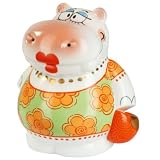 Adam & Ziege Porcelain Salt / Pepper Pot - Helga The Hippo