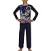 Search : 2 PCS SET: Boys Or Girls Lego BATMAN Series Finest Sleepwear Pajama Top with cape & Pants Set - Blue & Purple