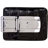 UPC 845845001191 product image for Money Clamp Gunmetal Zurich Silver With Black Croco Wallet Clip | upcitemdb.com