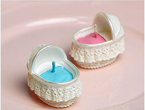 Crazy Holiday Cradle Pink/blue Candles for Baby Showers Favors Party Favors