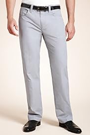 Autograph Pure Cotton 5 Pockets Plain Trousers