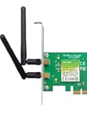 TP-LINK TL-WN881ND Wireless N300 PCI Express Adapter, 2.4GHz 300Mbps, Include Low-profile Bracket