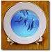 Dolphins Underwater - 8 Inch Porcelain Plate