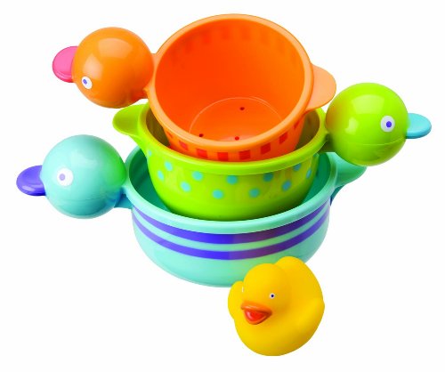 Alex Jr. Tub Joy Quacky Cups Bath Toy (Colors may Vary)