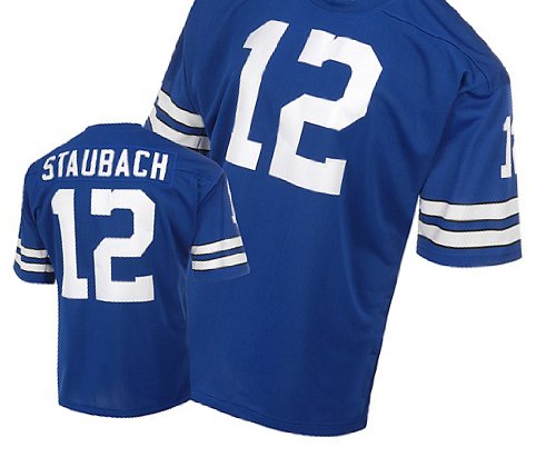 NFL Jerseys Dallas Cowboys #12 Staubach Light Blue Authentic Football Jersey Size 48-56 (Please Select the Size When You Order, Can Do Drop Shipping)