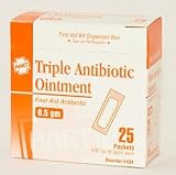 HART Health Triple Antibiotic Ointment, 0.5 gm packet, 25/box, 3-Box Set