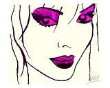 08113 Das Gesicht 10 Art Giclee Poster Print by andreas kovar, 16x20