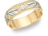 Hosanna Cross Wedding Band Ring