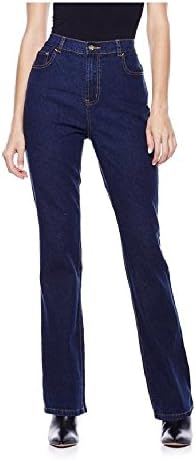 DG2 Diane Gilman Classic Stretch Denim Boot-Cut Jean (10P, Indigo)