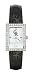 Colorado Rockies Ladies Allure Black Leather Strap Watch