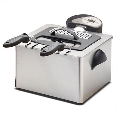 Aroma ADF-212 Smart Fry XL Digital Dual-Basket Deep Fryer