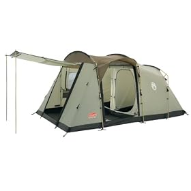 Coleman Mackenzie Cabin X4 Four Man Tent - Moss/Brown