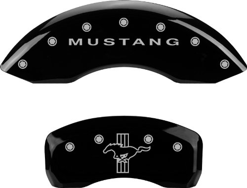 MGP Caliper Covers - Ford Mustang 2005-2010 - Ford Licensed - Black