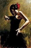 Art Reproduction Oil Painting Flamengo Dancer Classic 20 X 24 - Hand Painted Canvas Art