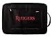NCAA Rutgers Scarlet Knights Deluxe Nylon Laptop Sleeve for 15-Inch to 16-Inch Laptop or MacBook Pro